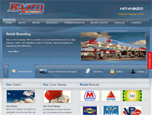 Tablet Screenshot of bazcooil.com